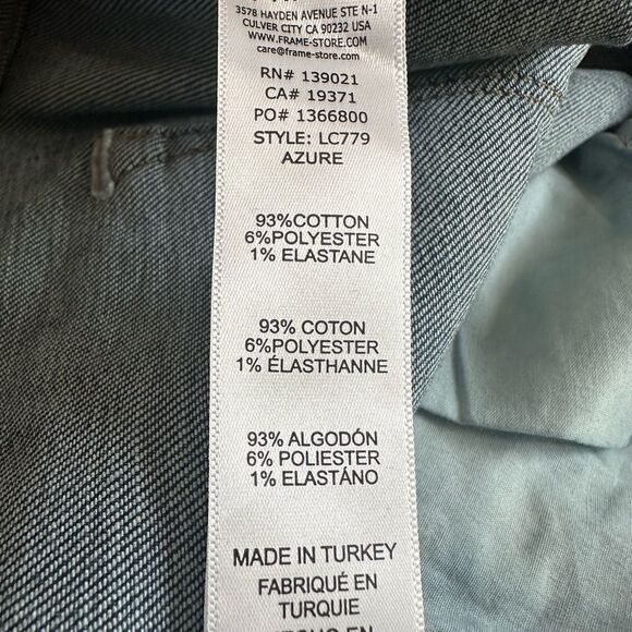 FRAME Denim Cutoff Jean Shorts size 32 - Picture 9 of 10